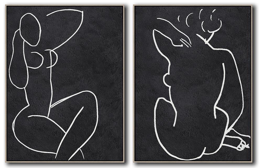 Set of 2 Minimal Art #S61